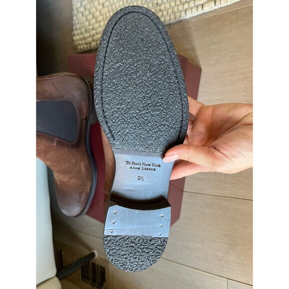 New To Boot New York Charleston Chelsea Boot Men Suede Leather 9.5 M TBH914D - Picture 16 of 16